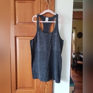 Champion Women's Charcoal Gray Marbled Racerback Tank Top XS